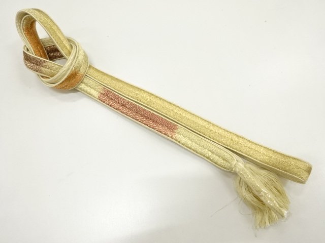 未使用品　正絹　手組帯締め
